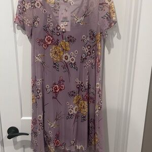 Macy's Lavender Floral Dress